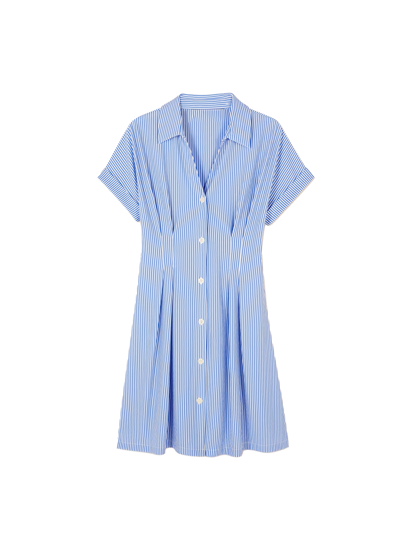 Mini Pinstripes Shirt Dress
