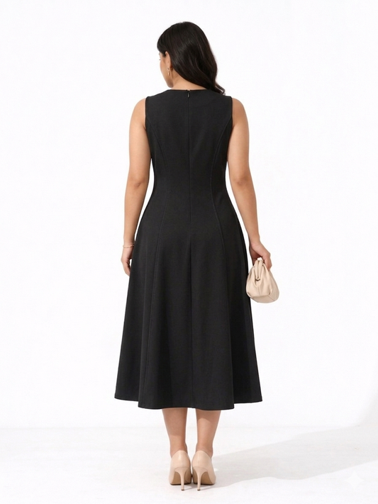 Elan Midi Dress - Black