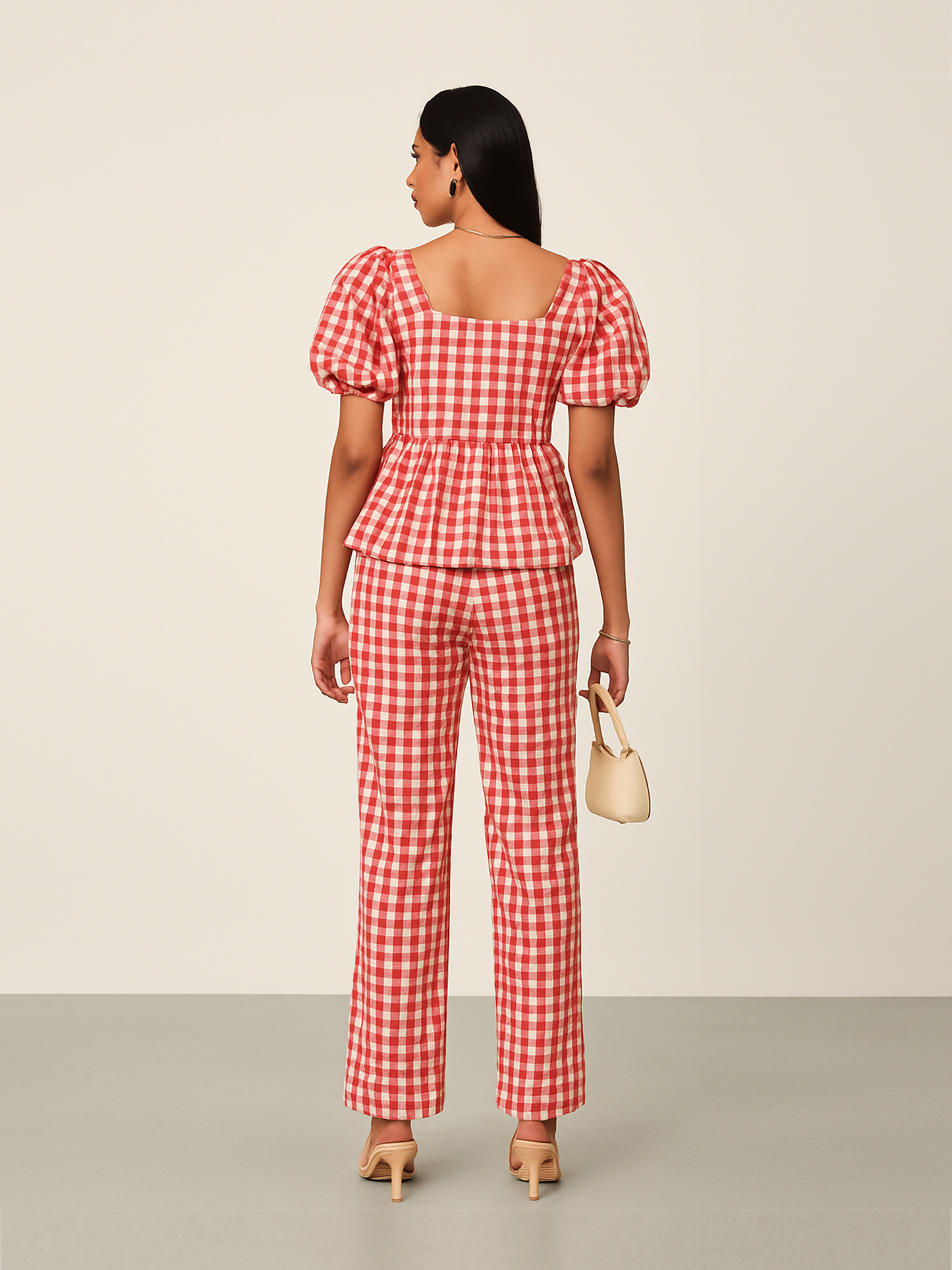 Red Gingham Co-ord Set