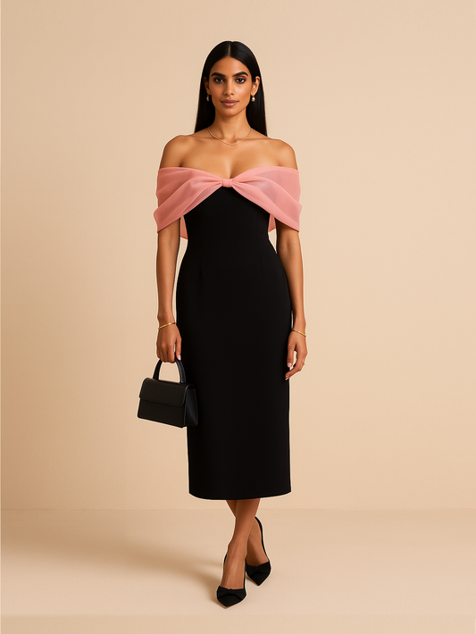 Pink Barbie Sleeves Dress