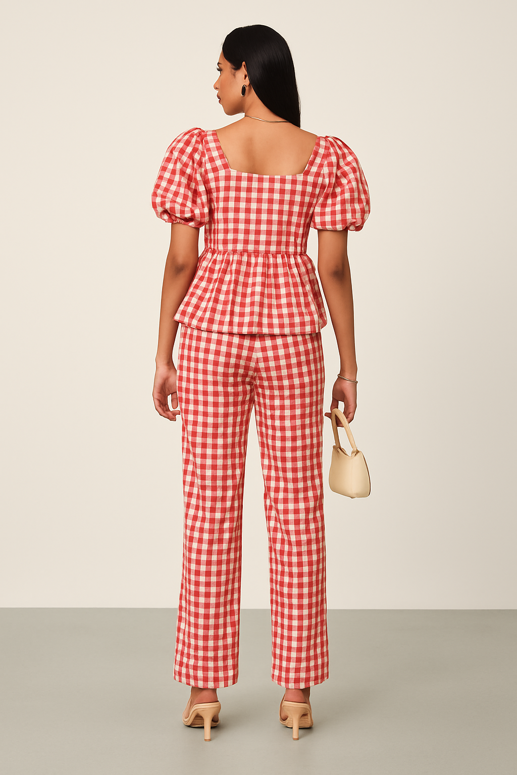 Red Gingham Co-ord Set