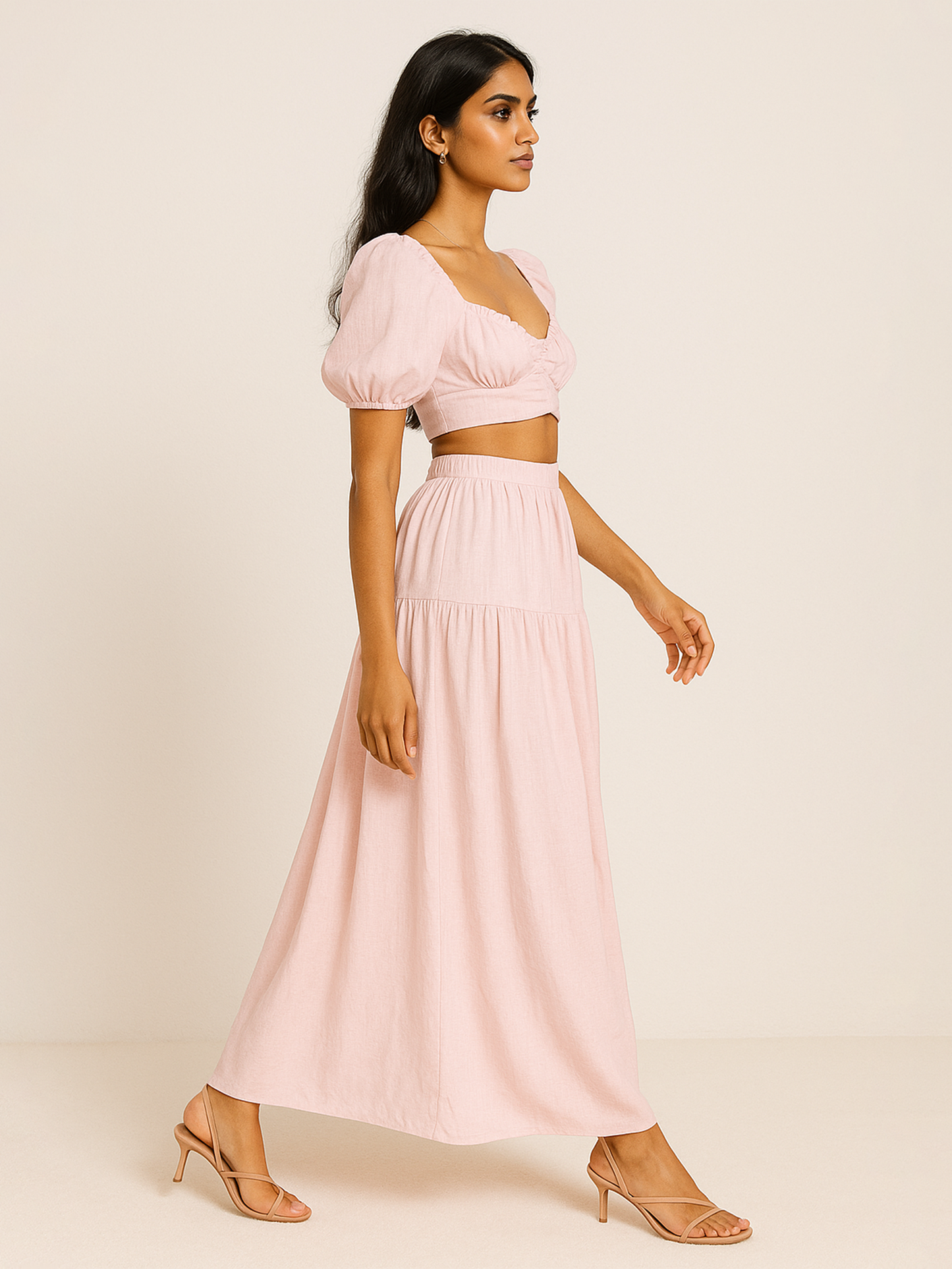 Sleeve Crop Top