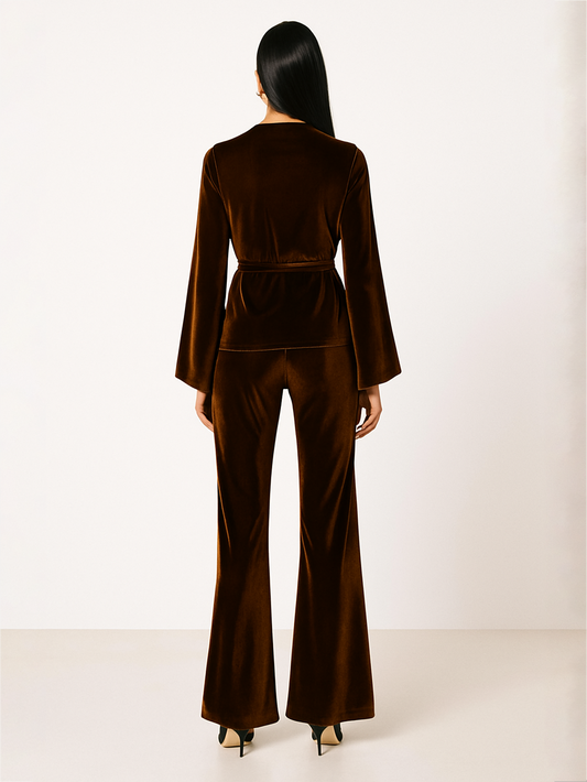 Hazel Velvet Co-ord Set