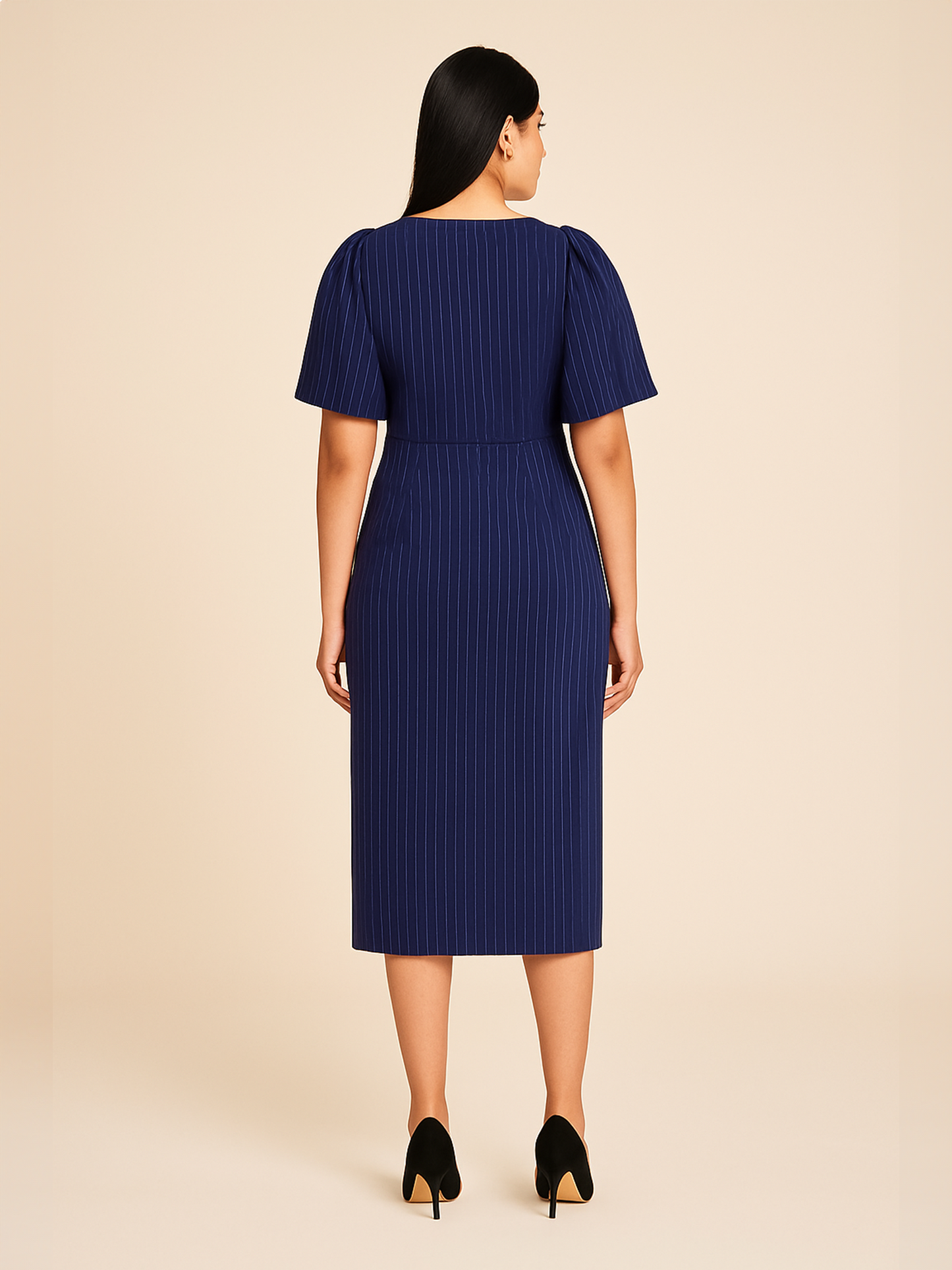 Twilight Grace Midi - Navy
