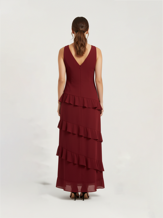 Rosa Maxi Dress Red