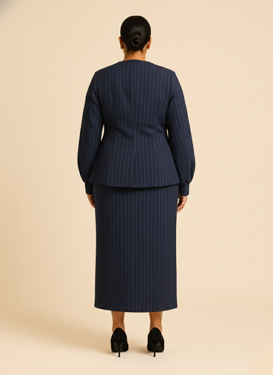 Chic Hustler Co-ord Set - Navy