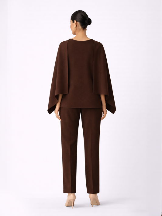 Mocha Drape Co-Ord Set