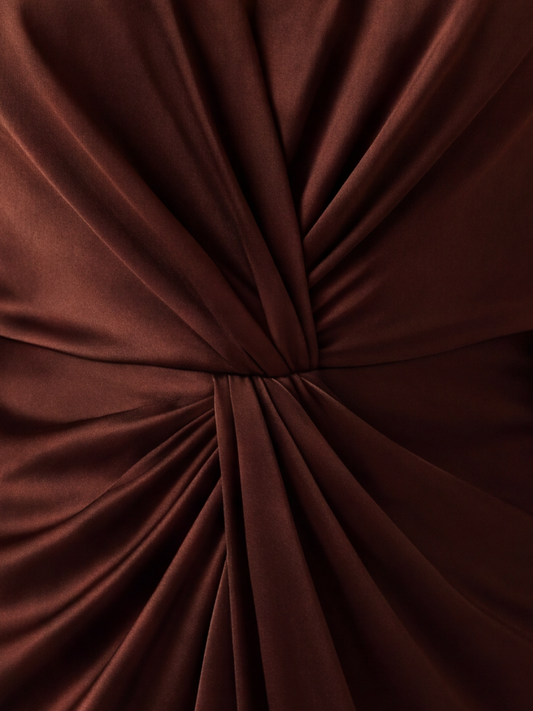 Cocoa Twist Evening Dress