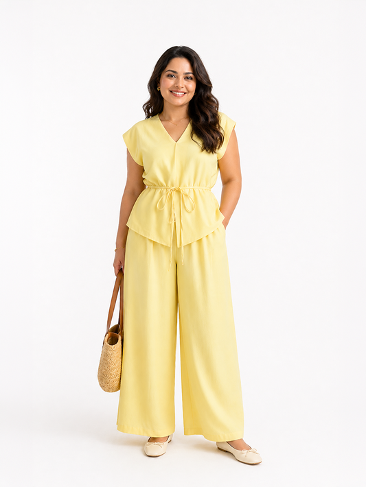 Tie-Up Lounge Set - Yellow