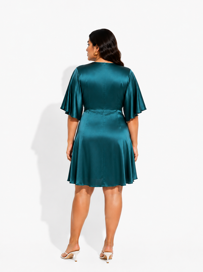 Evana Satin Mini Dress