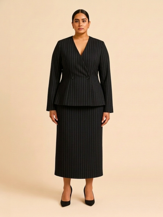 Chic Hustler Co-ord Set - Black