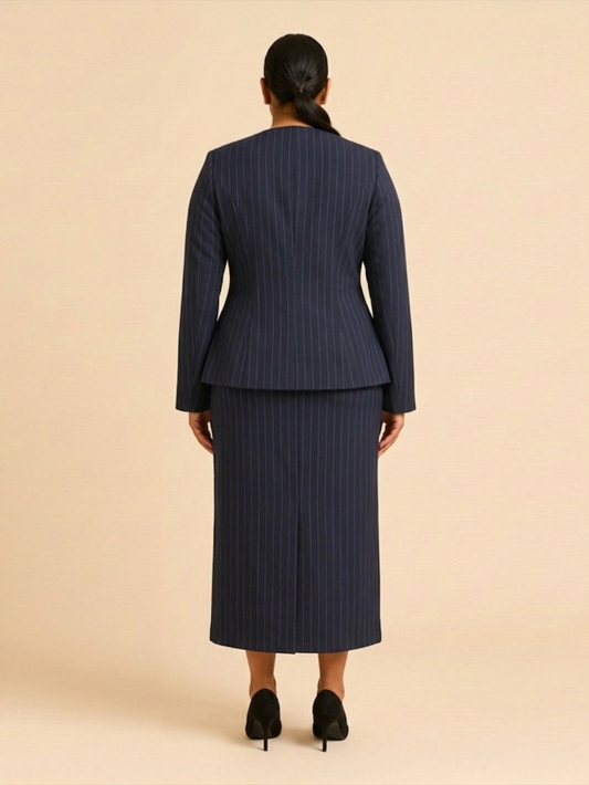 Chic Hustler Co-ord Set - Navy