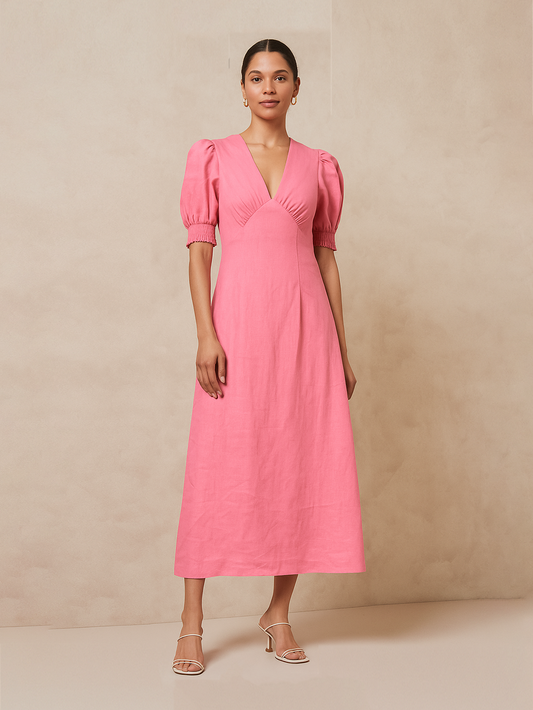 Pink Puff Dress