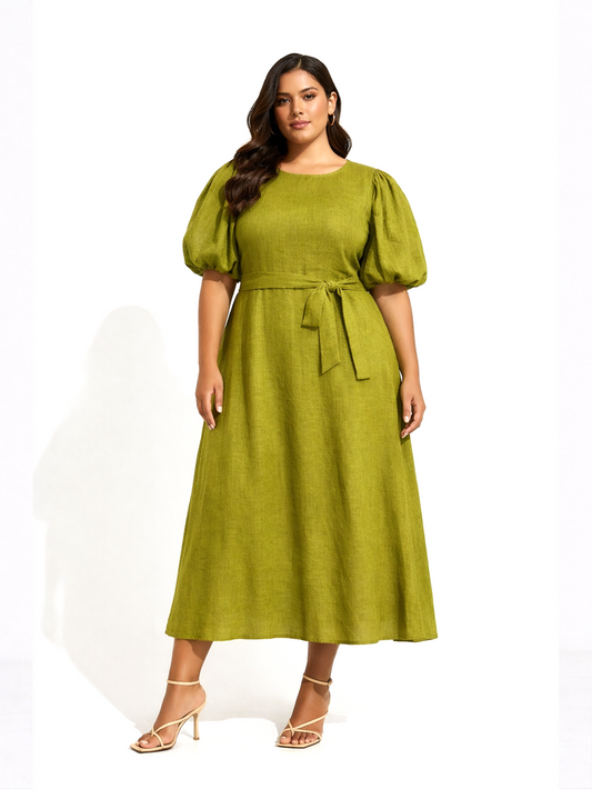Elegant Ease Dress - Green