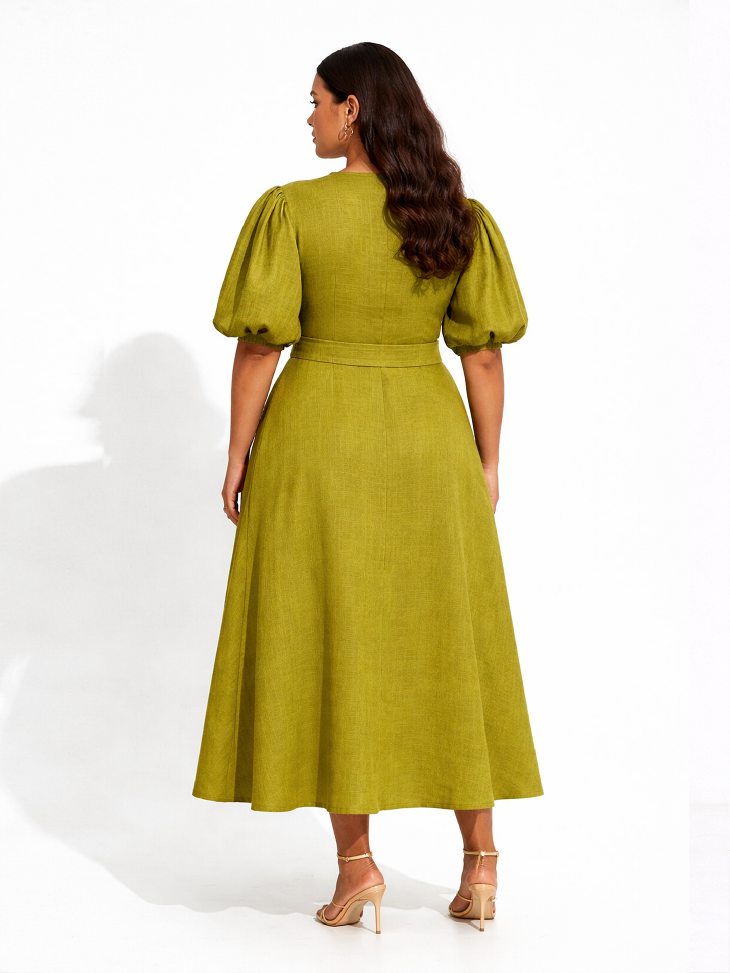 Elegant Ease Dress - Green