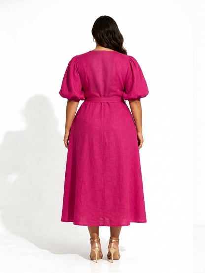 Elegant Ease Dress - Pink