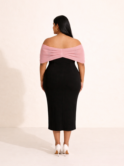 Pink Barbie Sleeves Dress