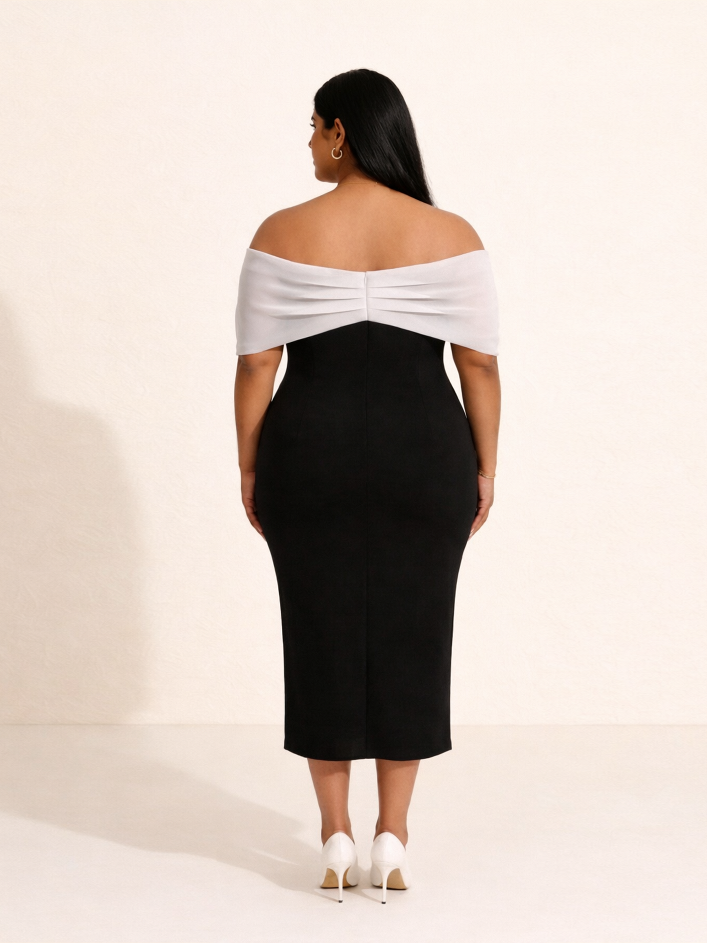 White Barbie Sleeves Dress