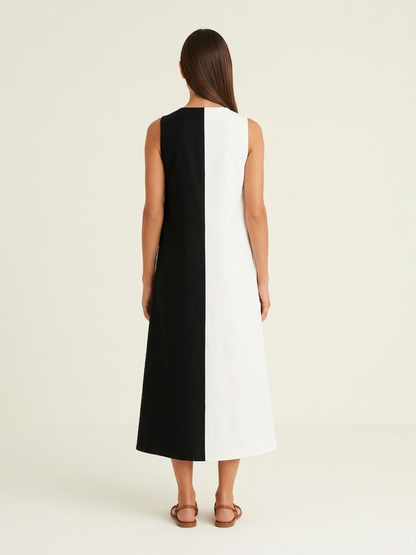 Classic Dual Colour Dress