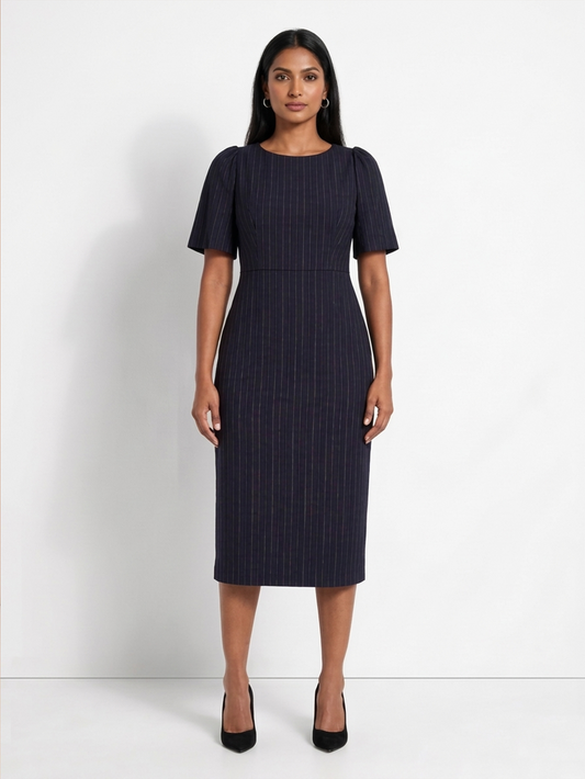 Twilight Grace Midi - Navy