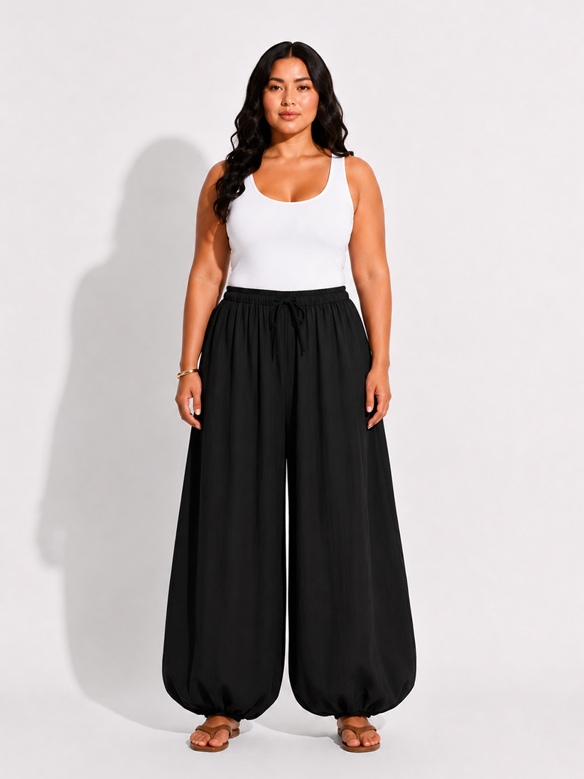 Balloon Pants - Black