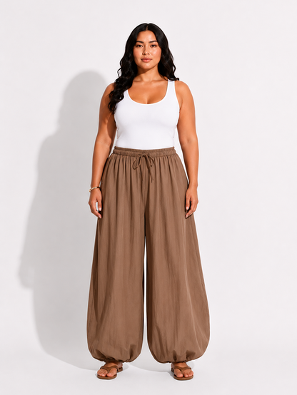 Balloon Pants - Brown