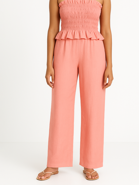 Casual Pink Pants