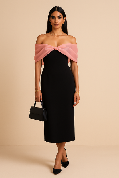 Pink Barbie Sleeves Dress