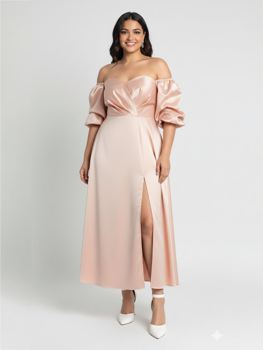Alice Maxi Dress- Peach