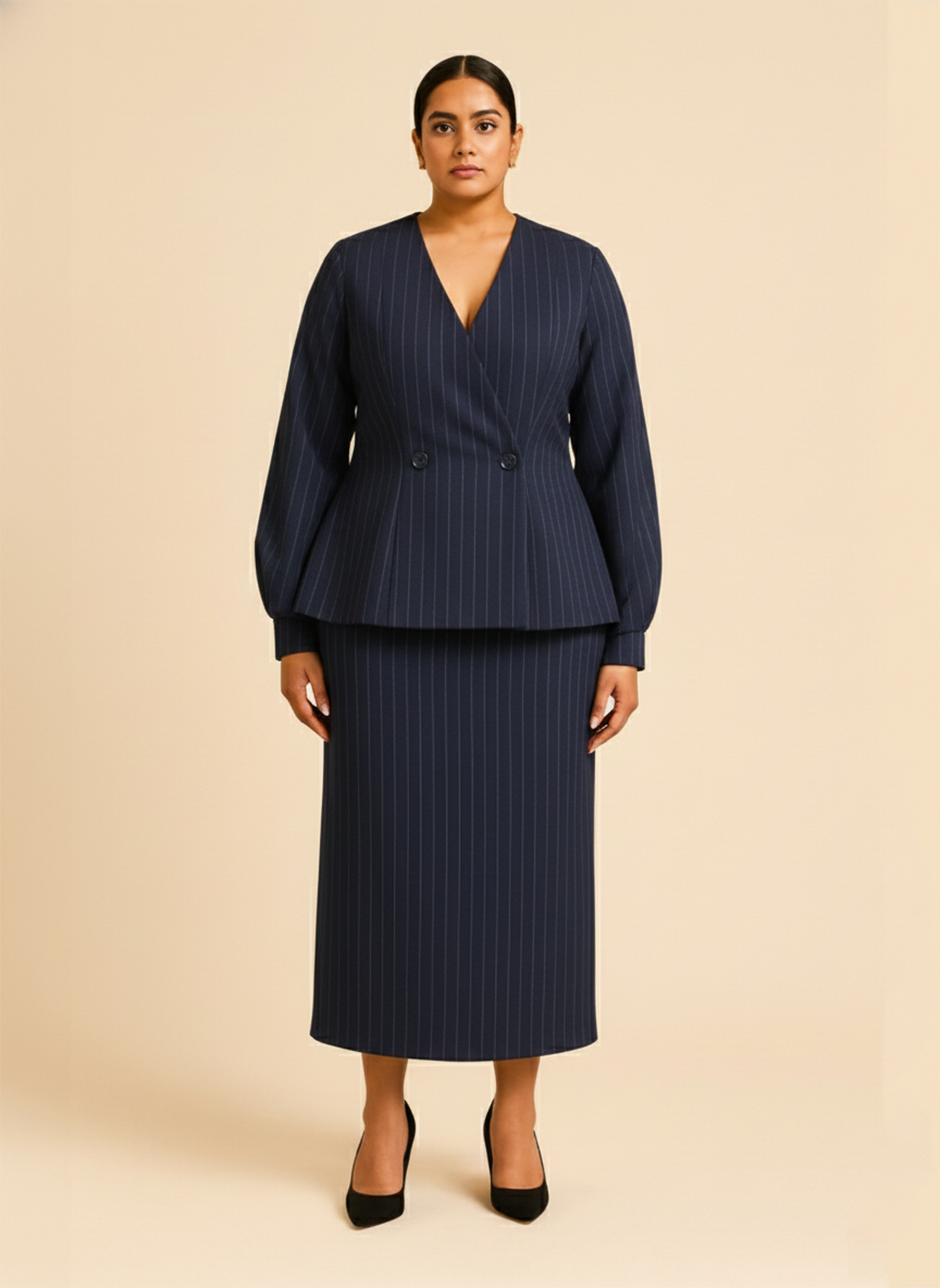Chic Hustler Co-ord Set - Navy