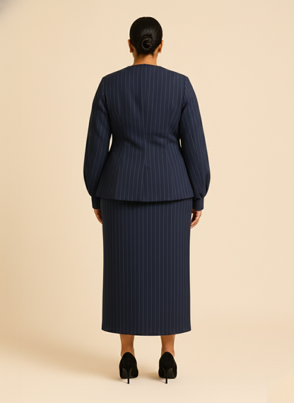 Chic Hustler Co-ord Set - Navy