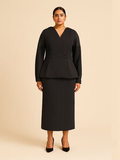 Chic Hustler Co-ord Set - Black