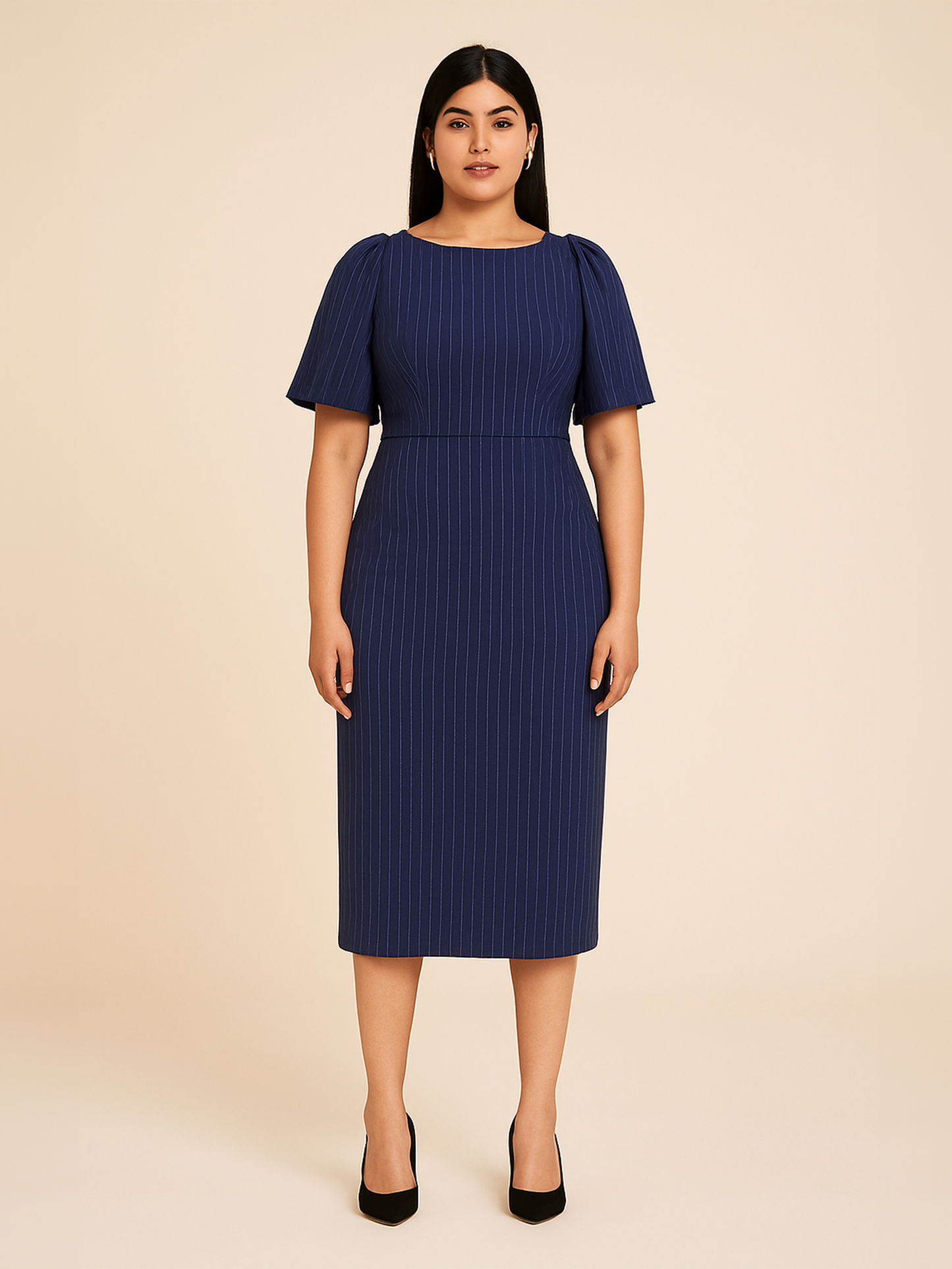 Twilight Grace Midi - Navy