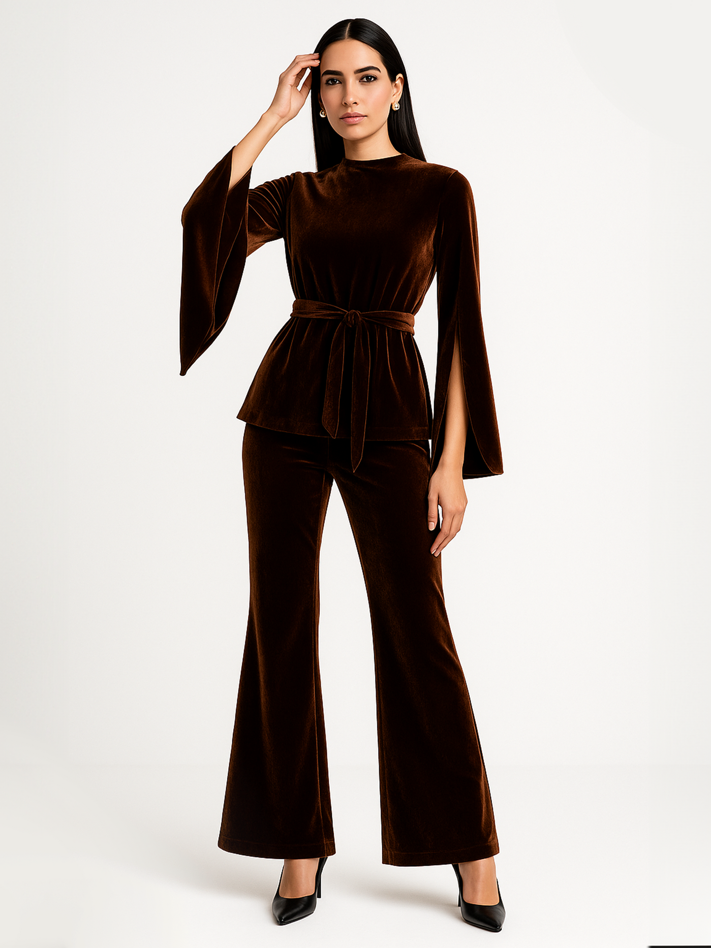 Hazel Velvet Co-ord Set